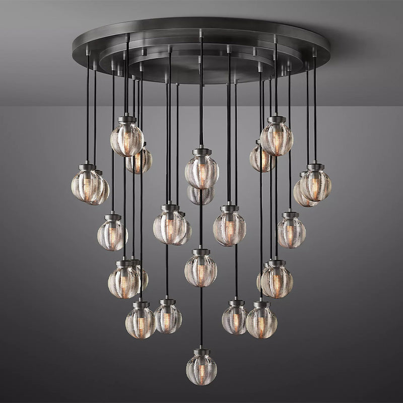LG Alieen Pearl Ball Round Chandelier 38"
