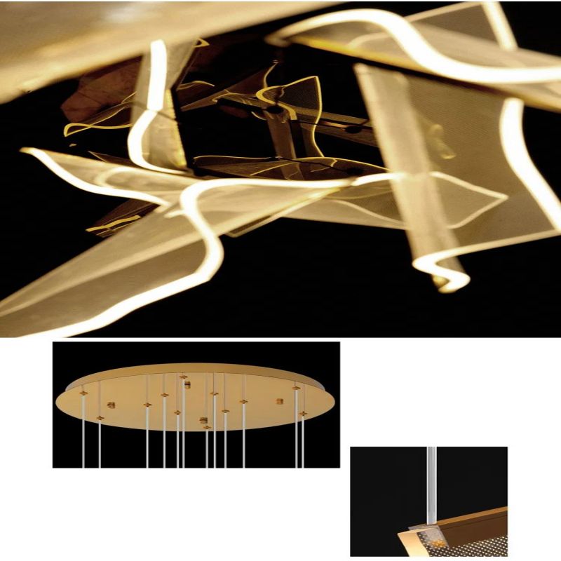 Luster Gaze Ignis Bloom Branch Chandelier - Background Shot