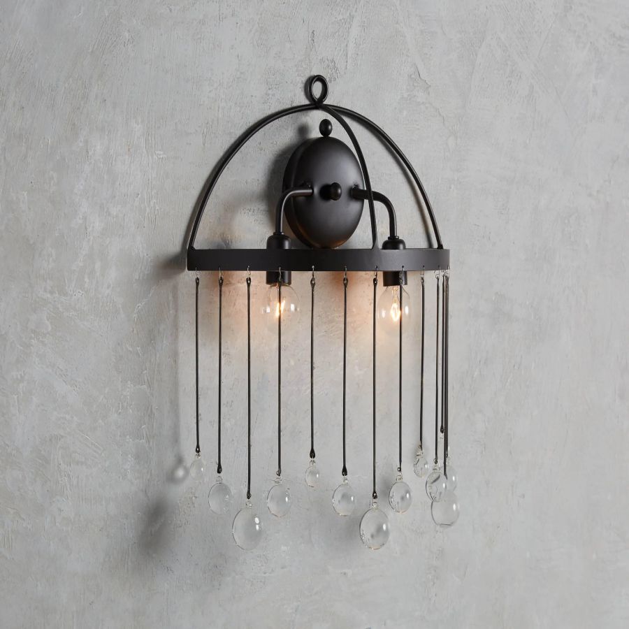 Aubrey Glass Wall Sconce