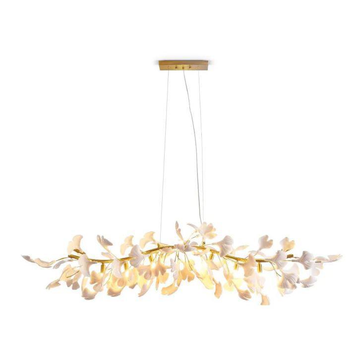 Luster Gaze Ginkgo Petal Branch Chandelier - Background Shot
