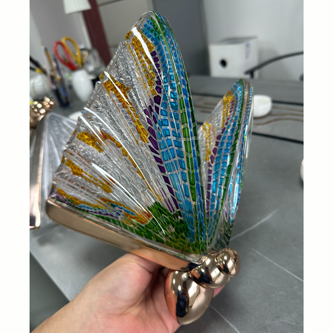 Extra Large Light Luxury Art Butterfly Pendant Chandelier for Bedroom/Dining Room/Staircase
