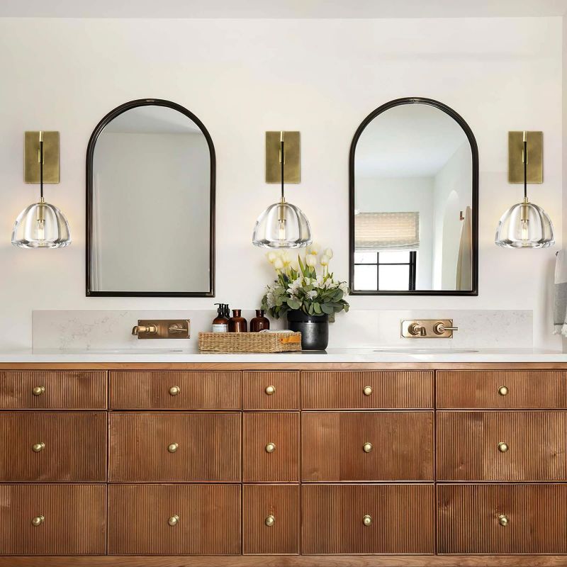 Hemispher Modern Glass Wall Sconce