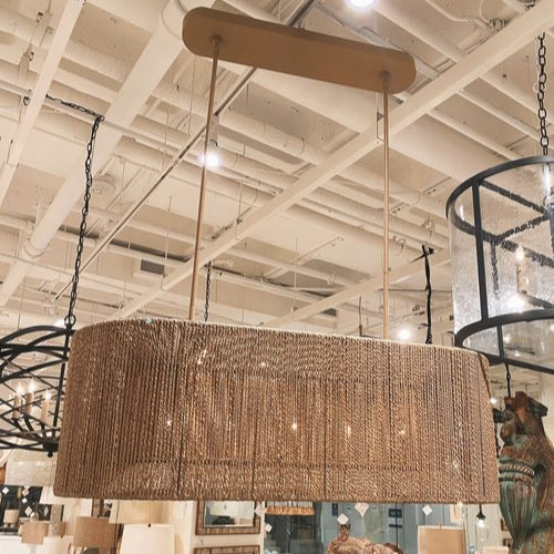 Farringtons Abaca Linear Chandelier