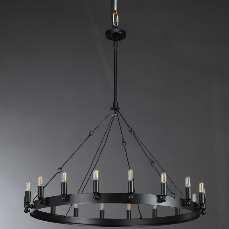 Celestine Vintage Filament Round Chandelier