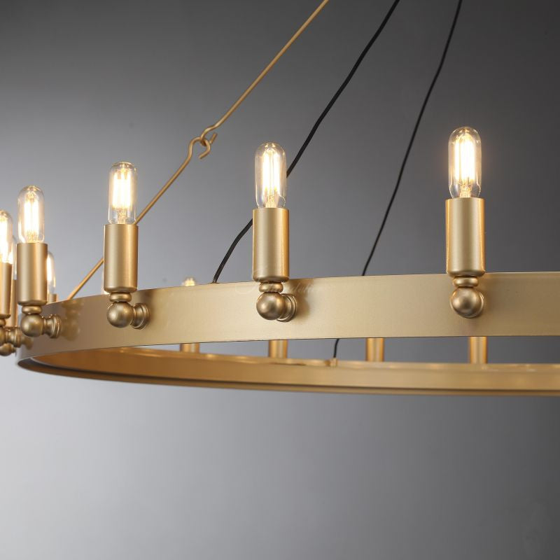 Celestine Vintage Filament Round Chandelier