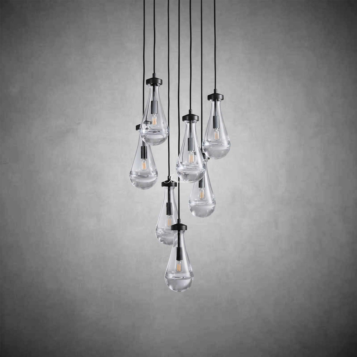 Soltaire Raindrops Round Chandelier