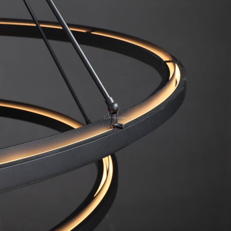 Peron Two-Tier Round Chandelier 60"