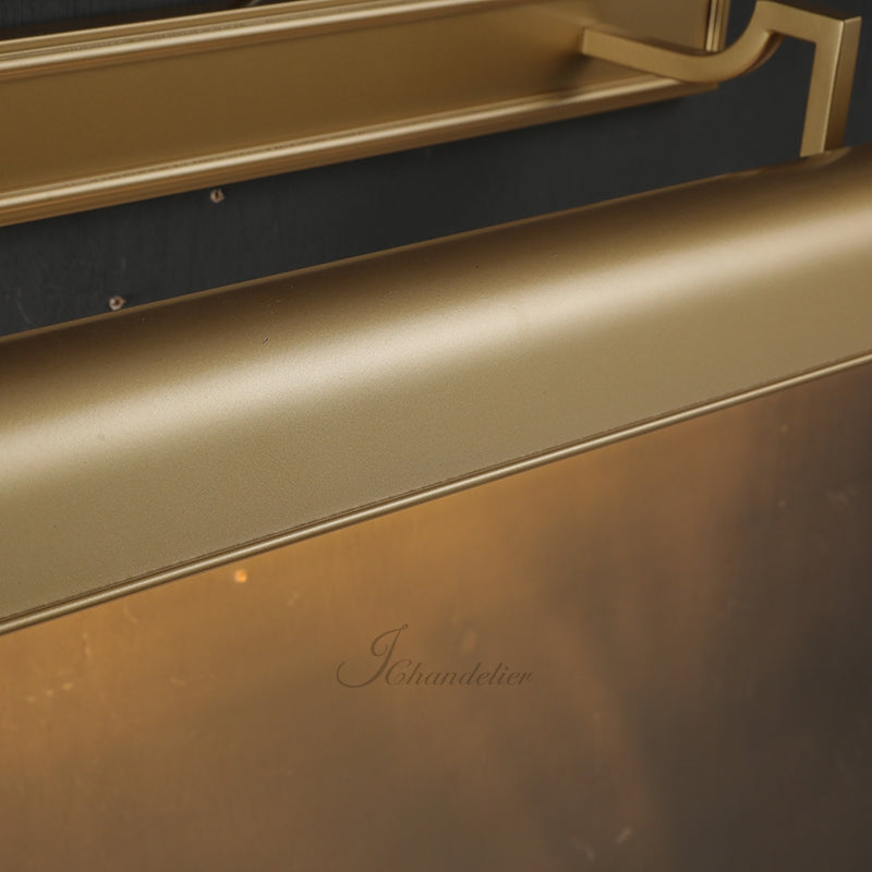 Luster Gaze Gallery Grand Brass Picture Light - Background Shot