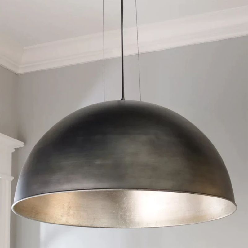 Industrial Dome Shade Island Pendant 30"