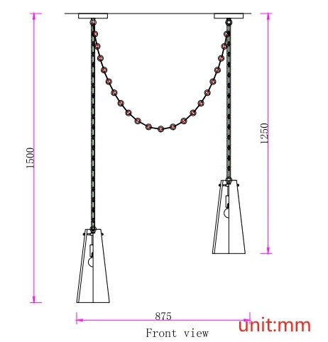 Steven Contemporary 2-Light Vintage Alabaster Pendant