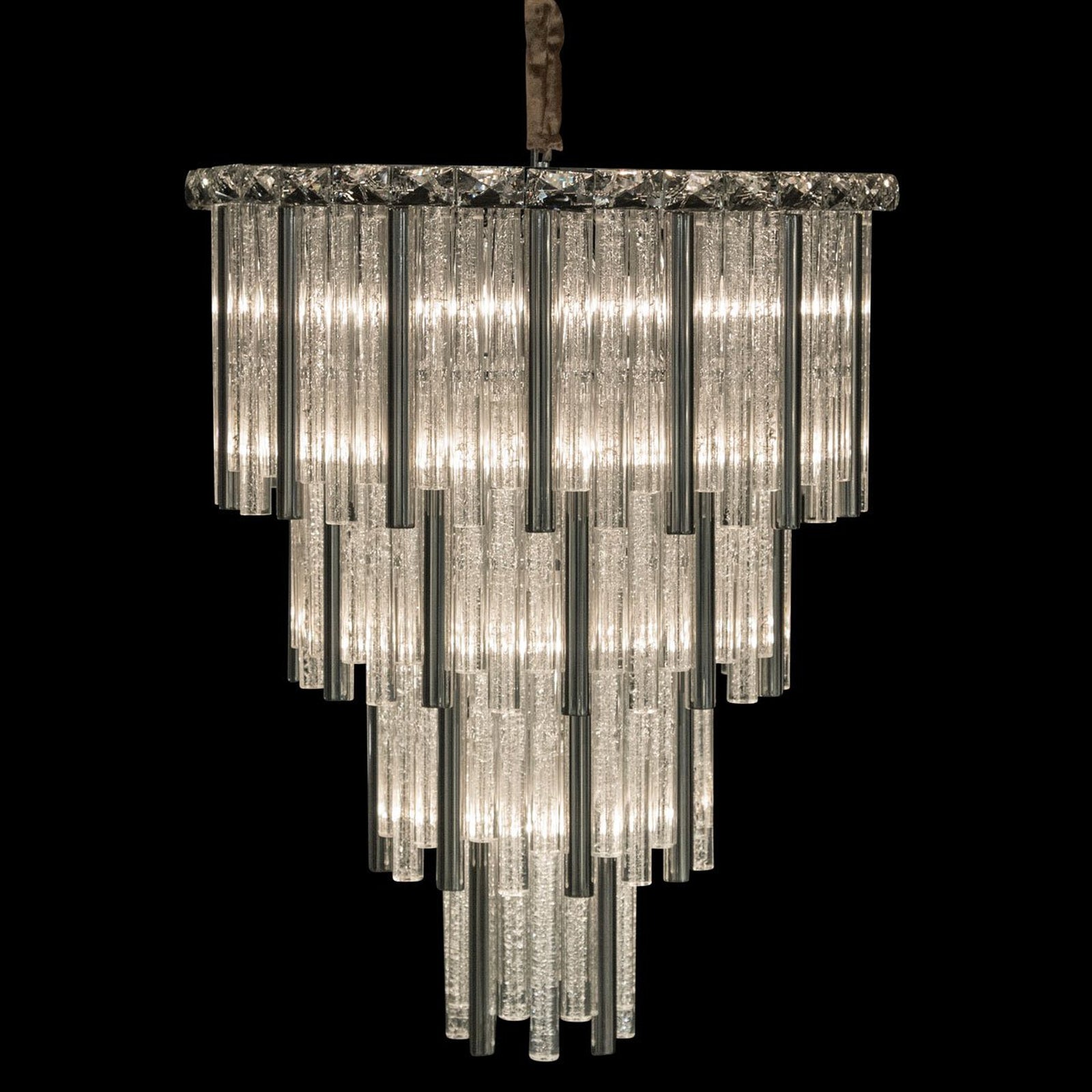 Luster Gaze Aura Cascade Chandelier - Background Shot