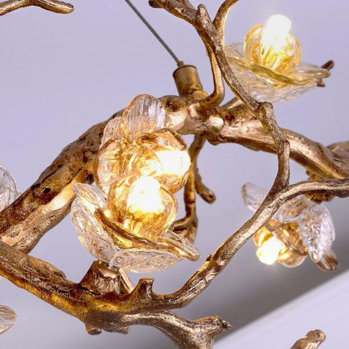 Luster Gaze Luxury Flower Tree Branch Chandelier - Background Shot