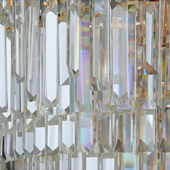 Luster Gaze Grand Lumina Round Crystal Chandelier - Background Shot