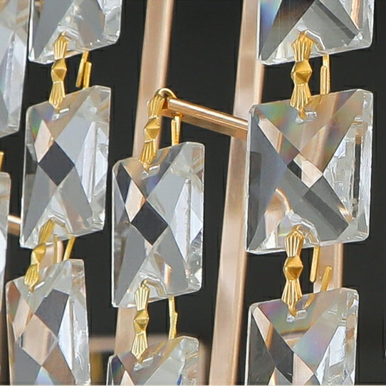 Luster Gaze Grand Lumina Round Crystal Chandelier - Background Shot