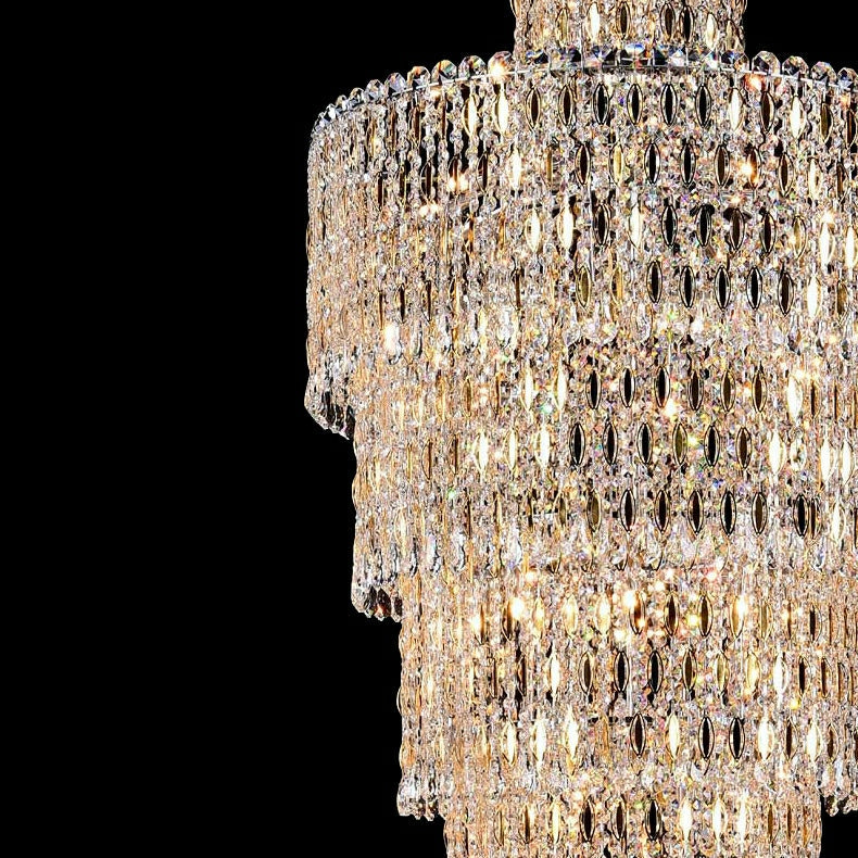 Luster Gaze Grand Radiance K9 Crystal Chandelier - Background Shot