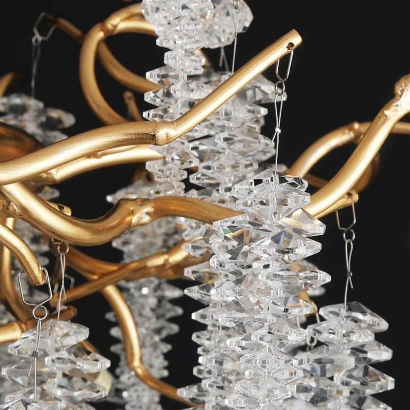 Luster Gaze Starlight Bloom Crystal Branch Chandelier - Background Shot