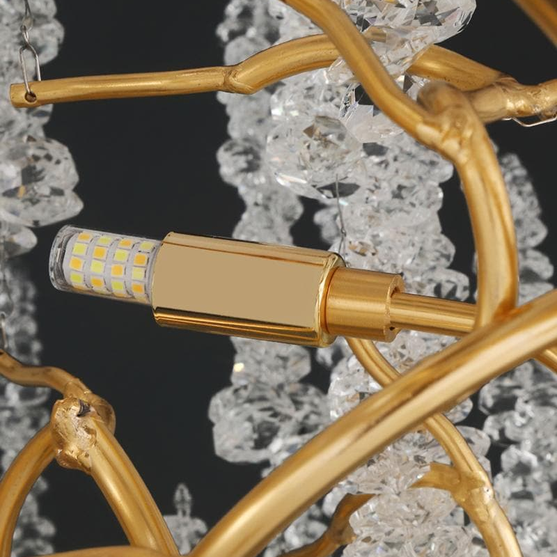 Luster Gaze Starlight Bloom Crystal Branch Chandelier - Background Shot