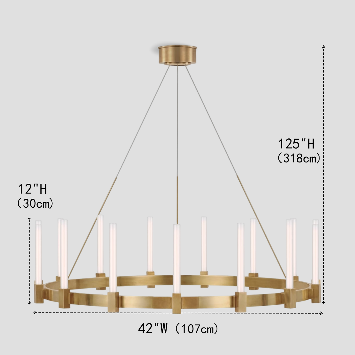 Candlestick Round Chandelier