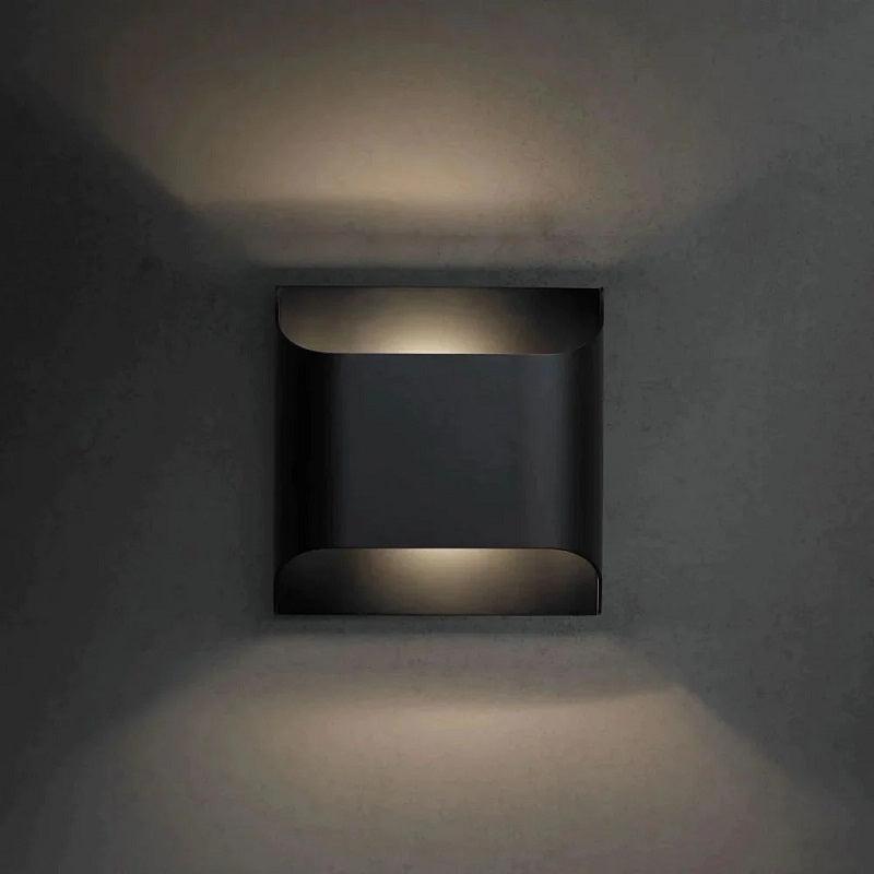Luster Gaze Industrial Brass Wall Sconce - Background Shot