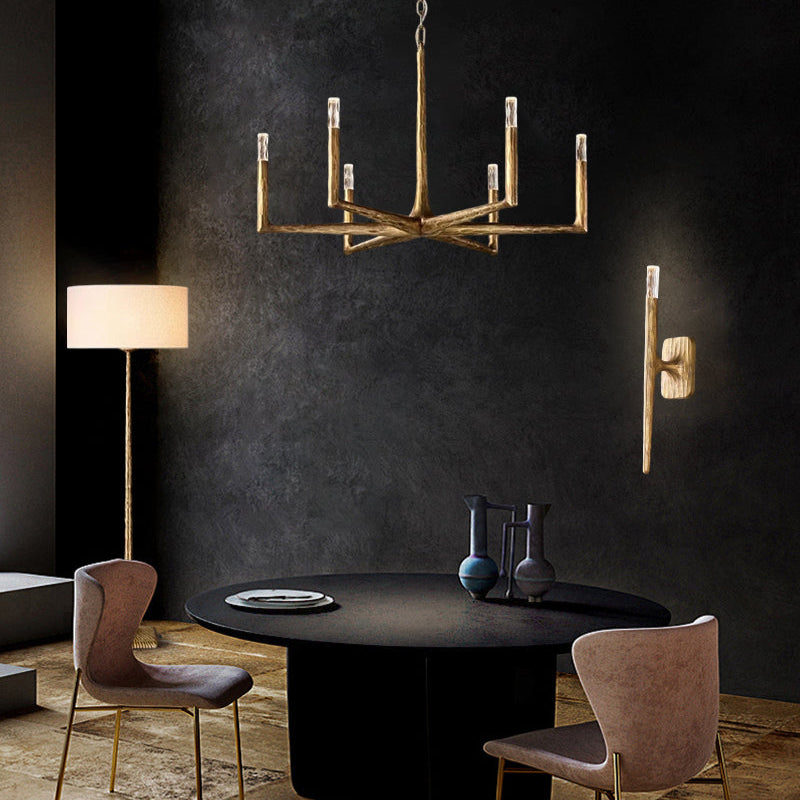 Thaddeos Forged Round Chandelier