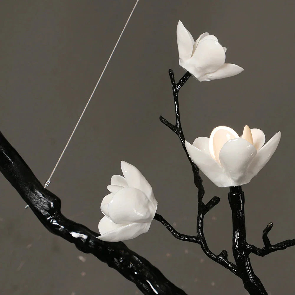 Wanos Crystal Flower Tree Branch Chandelier