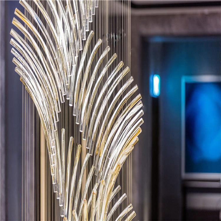 Luster Gaze Grand Lumina Spiral Chandelier - Background Shot