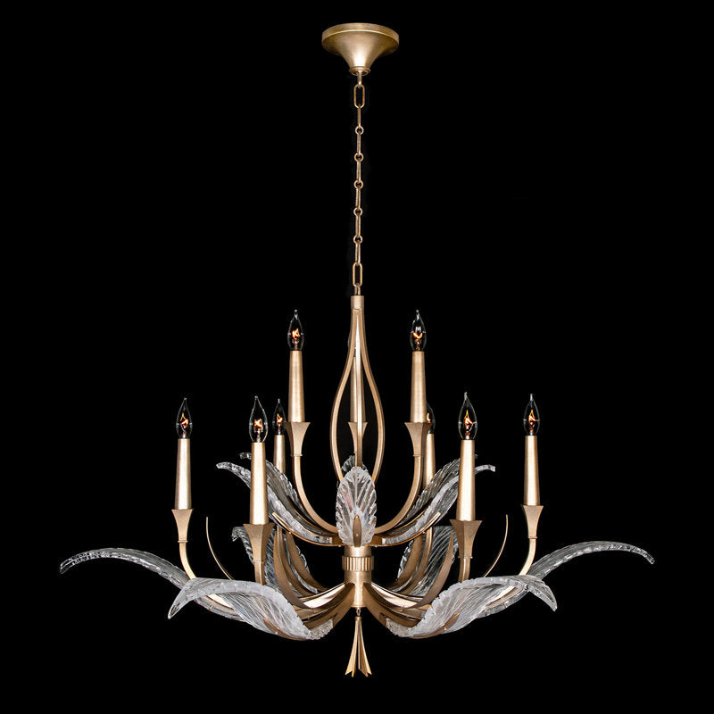 Luster Gaze Aura Bloom 9-Light Chandelier - Background Shot