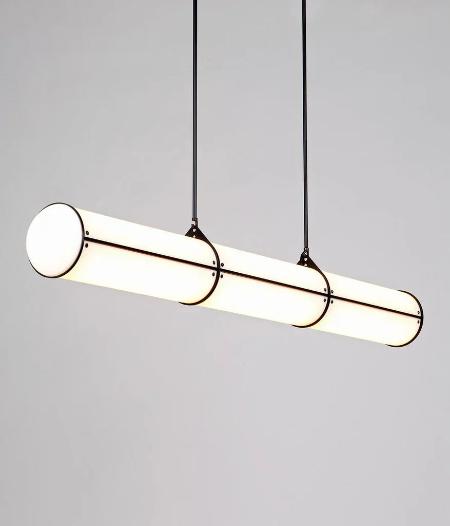 Modern Cylindrical Chandelier for Dining Room/Kitchen Island