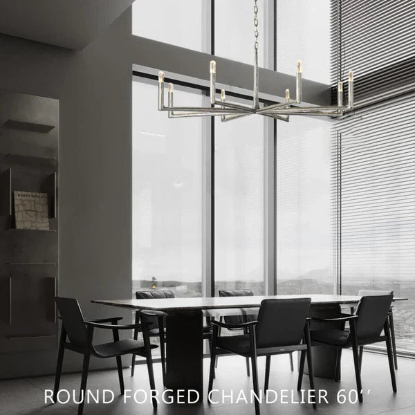 Thalen Forged Round Chandelier