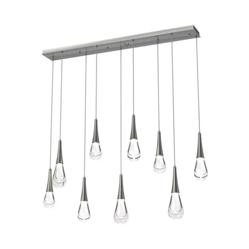 LG Water Drop Glass Linear Chandelier