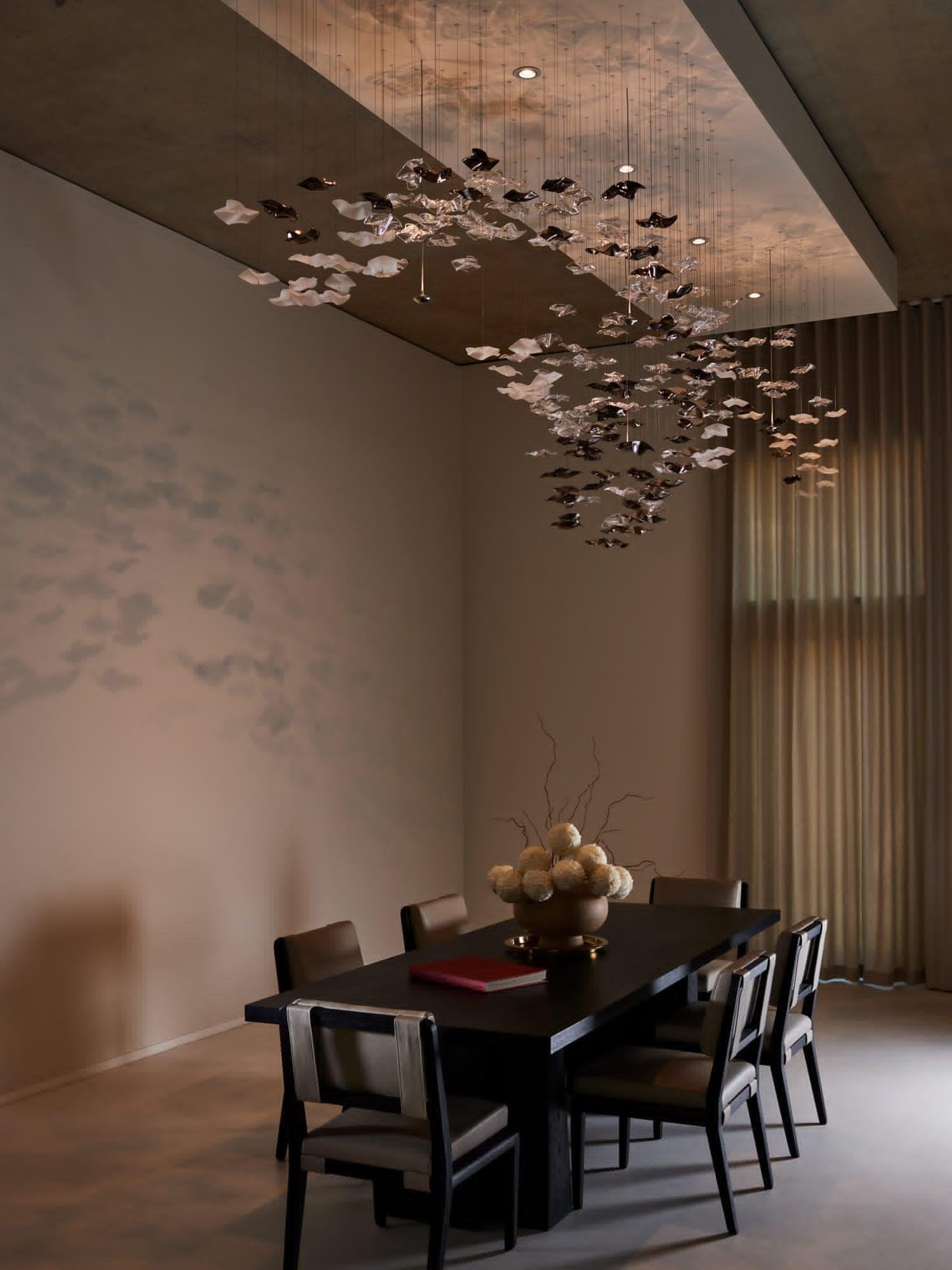 Tidal Stair Crystal Spiral Chandelier