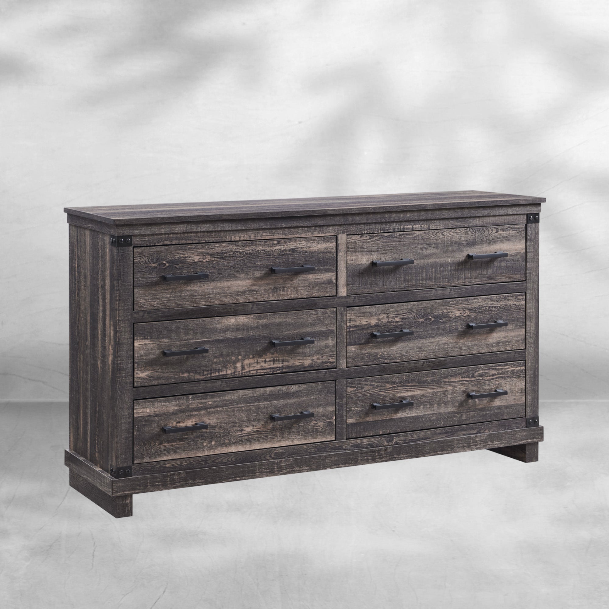 Farmhouse 5~8-Drawer Dresser: Rustic Wood Tall Chest for Bedroom