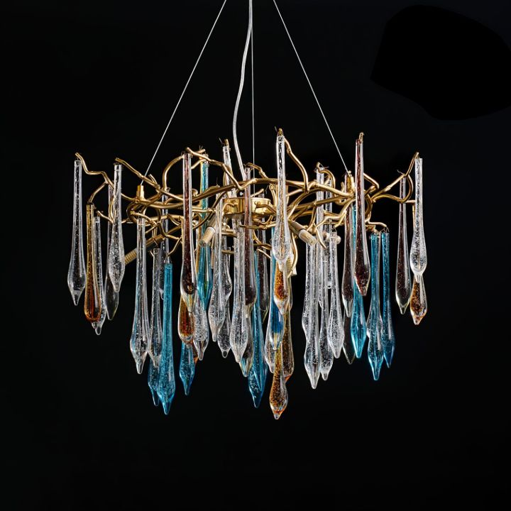 Branch Teardrop Crystal Chandelier