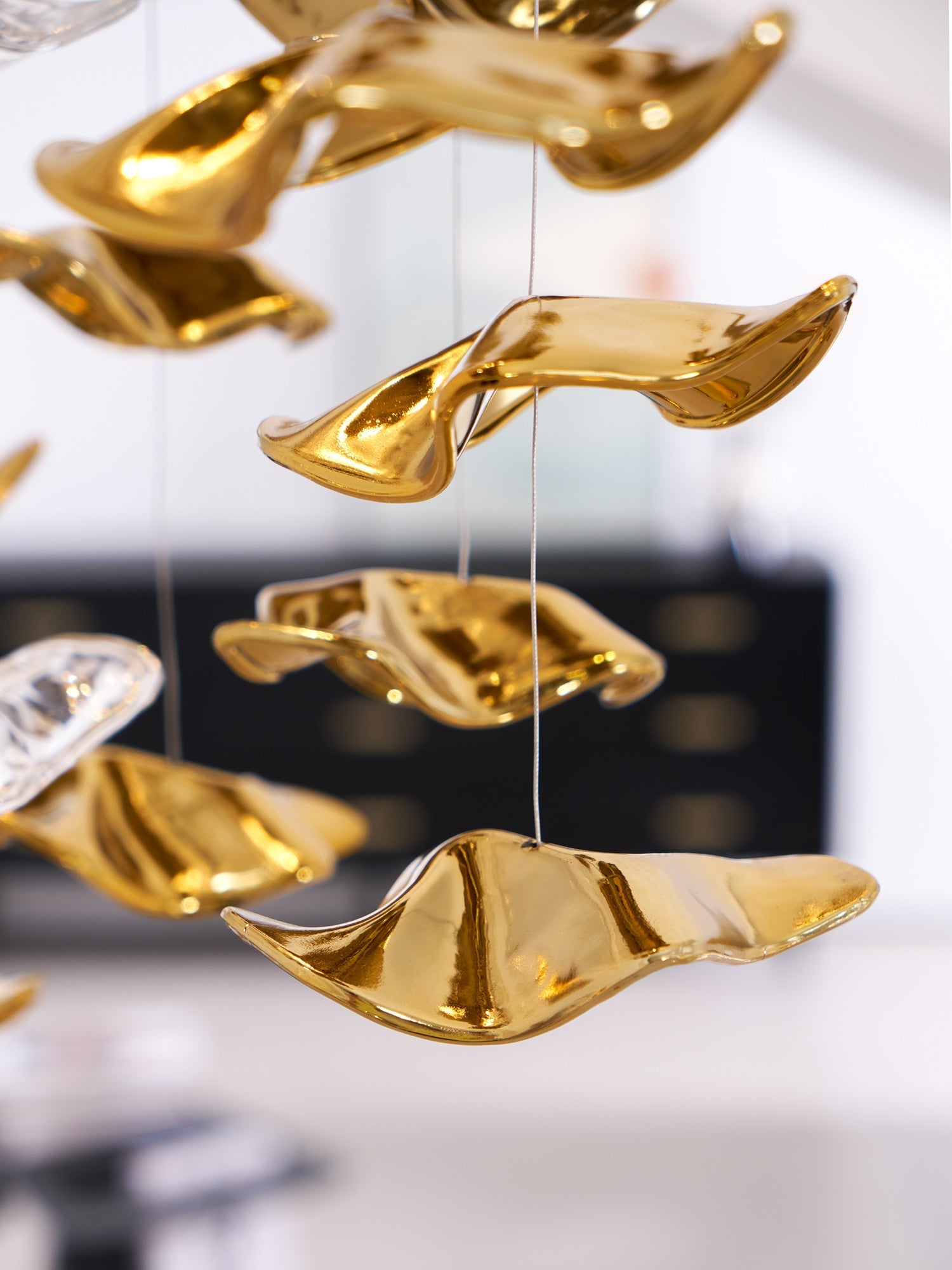 Tidal Stair Crystal Spiral Chandelier