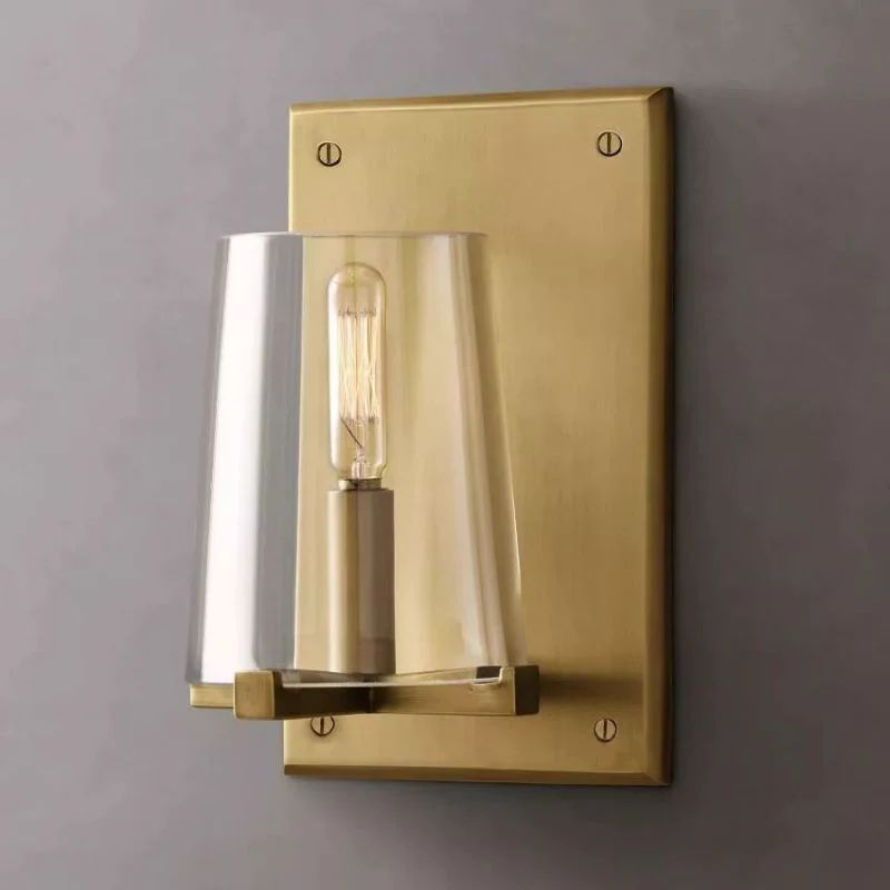 Pauille Glass Bedroom Wall Sconce