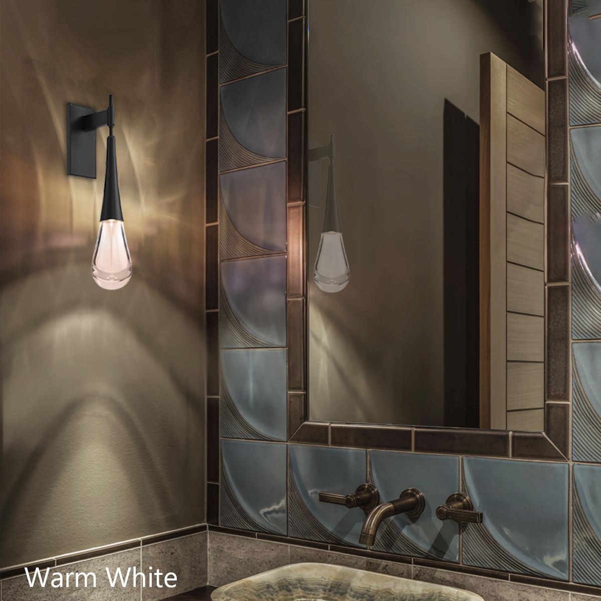 Soltaire Water Drop  LED Wall Sconce