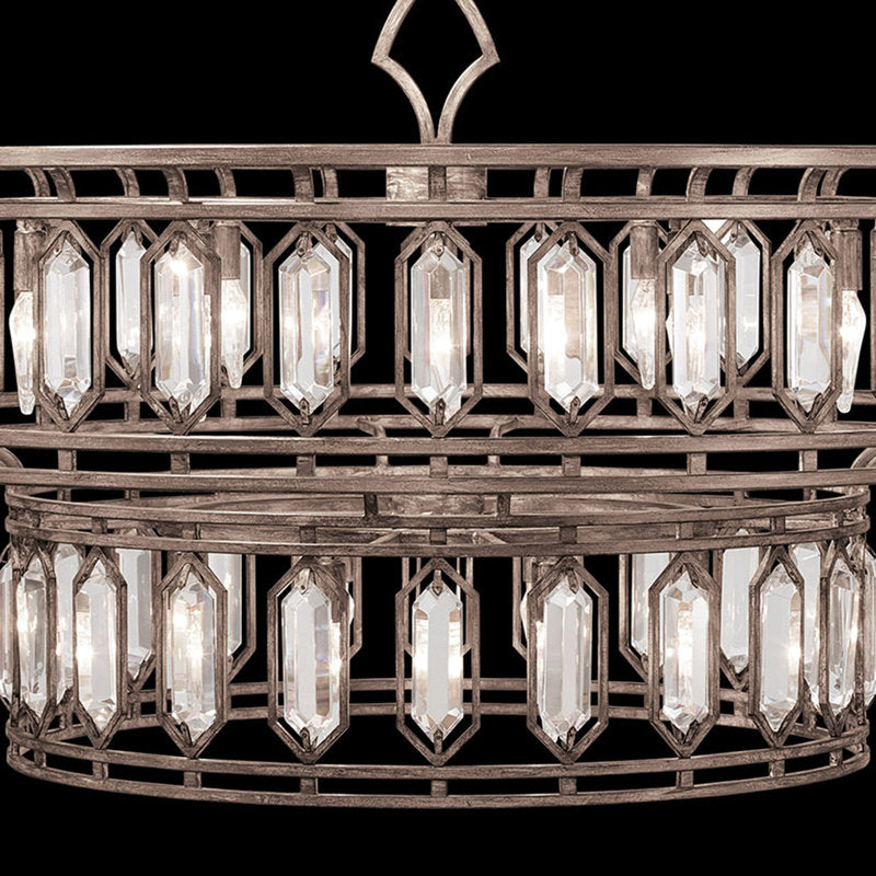 Luster Gaze Grand Lumina 20-Light Tiered Chandelier - Background Shot