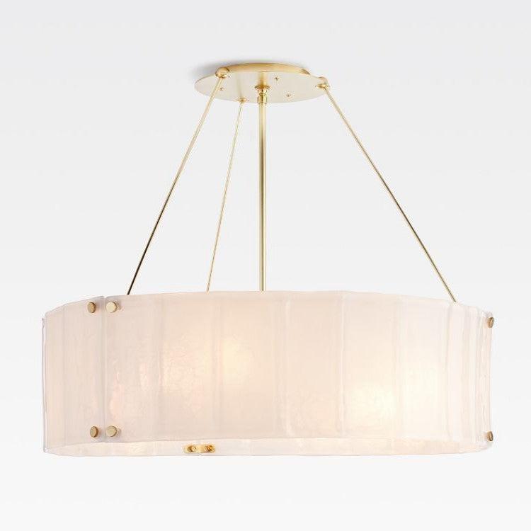 Luster Gaze Veridian Radiance Round Chandelier - Background Shot