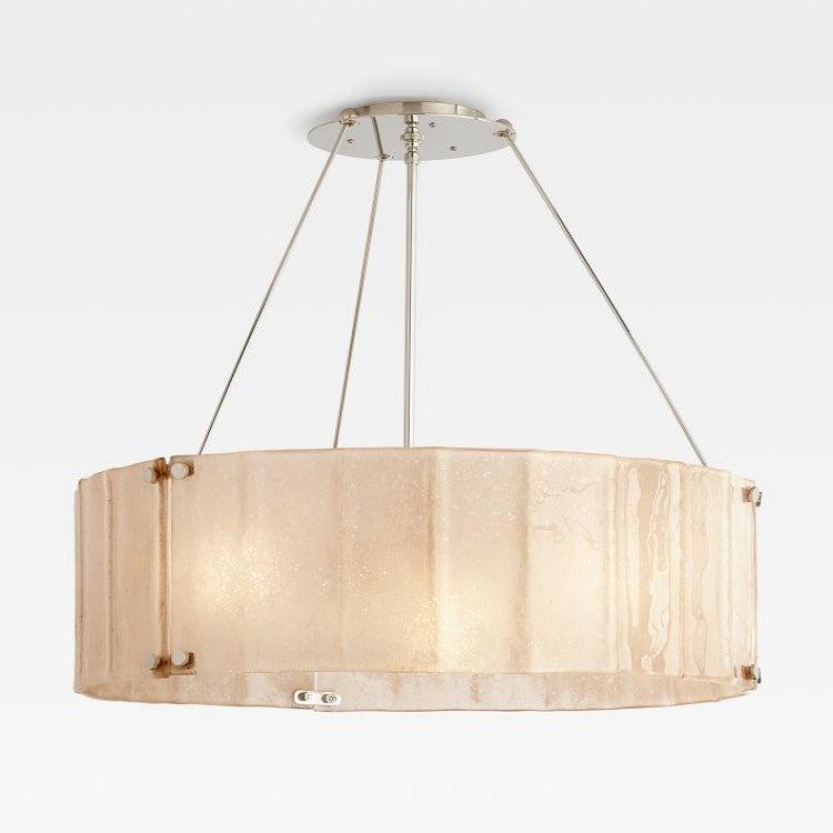 Luster Gaze Veridian Radiance Round Chandelier - Background Shot