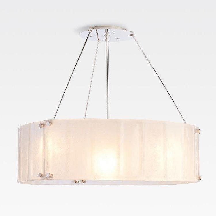 Luster Gaze Veridian Radiance Round Chandelier - Background Shot