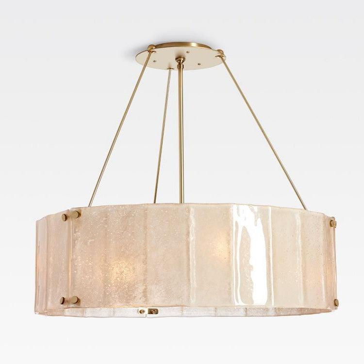 Luster Gaze Veridian Radiance Round Chandelier - Background Shot