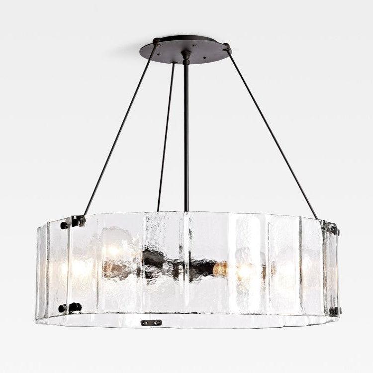 Luster Gaze Veridian Radiance Round Chandelier - Background Shot