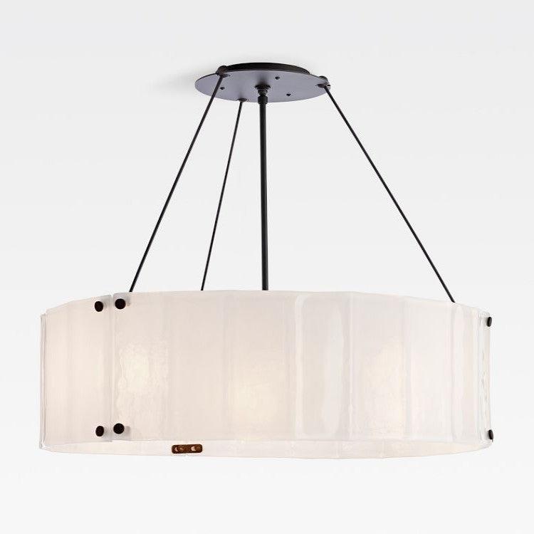 Luster Gaze Veridian Radiance Round Chandelier - Background Shot