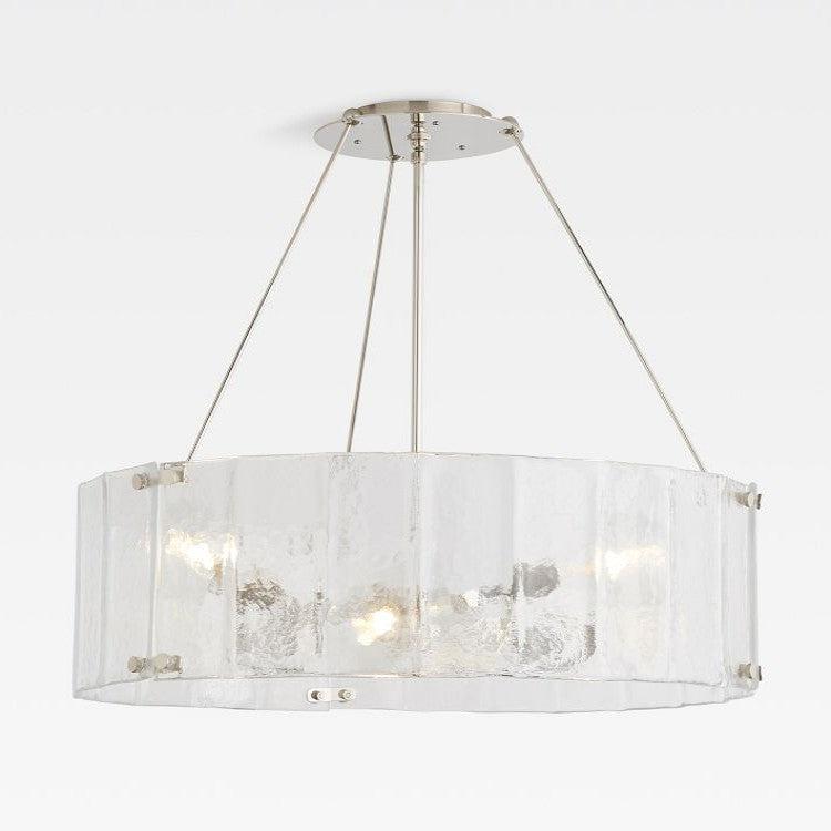 Luster Gaze Veridian Radiance Round Chandelier - Background Shot