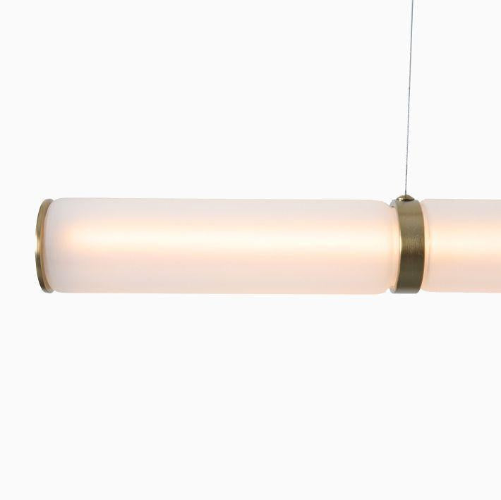 Alabaster Anne Art Linear Chandelier