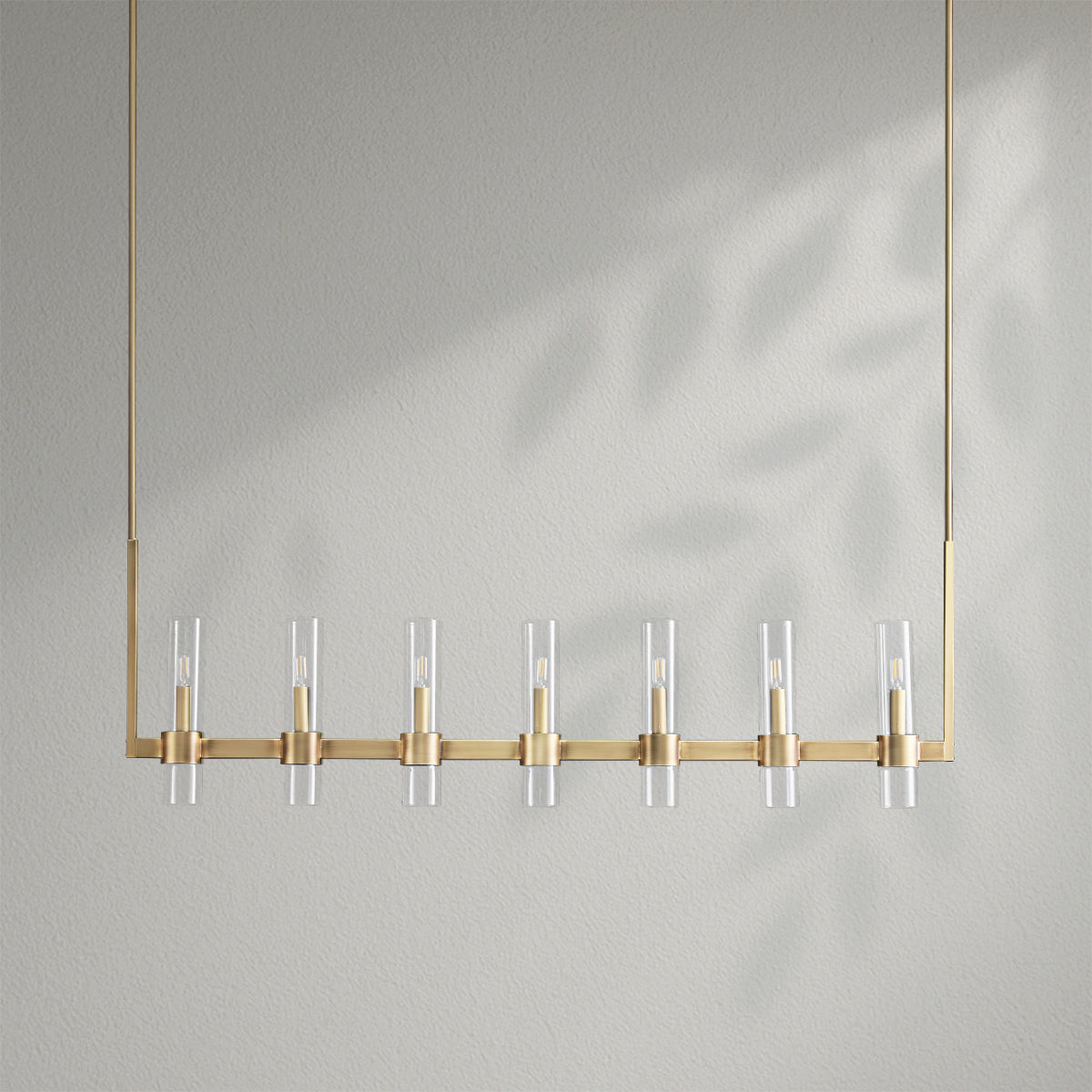 Savelle Glass Linear Chandelier