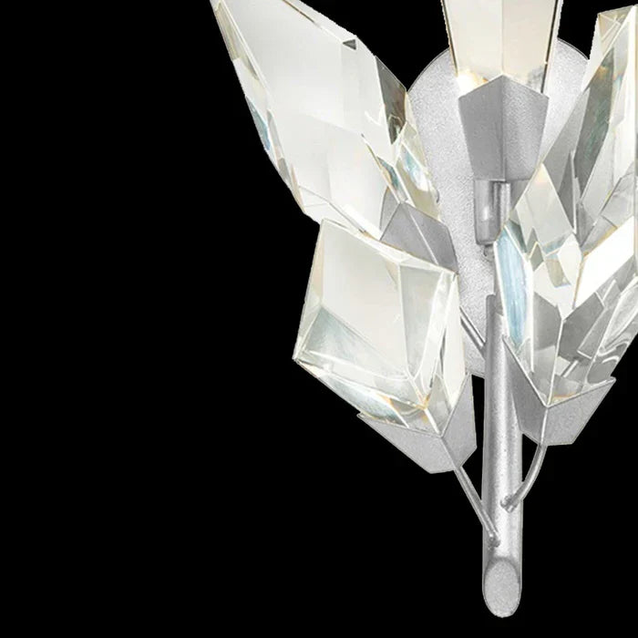 Luster Gaze Veridian Branch Crystal Wall Sconce - Background Shot