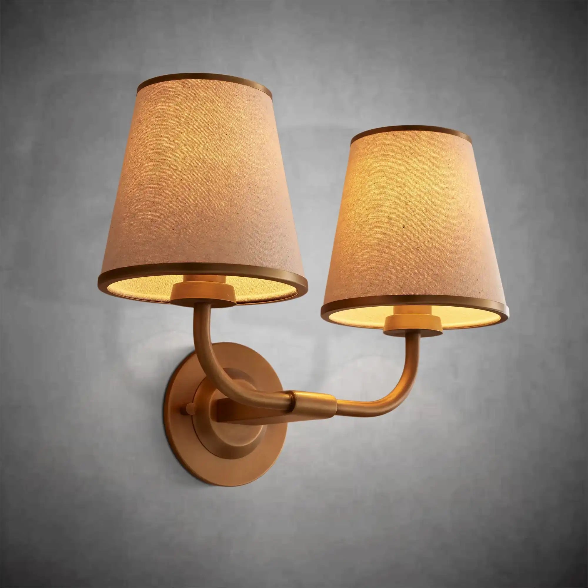 Luster Gaze Timeless Radiance Double Sconce - Background Shot