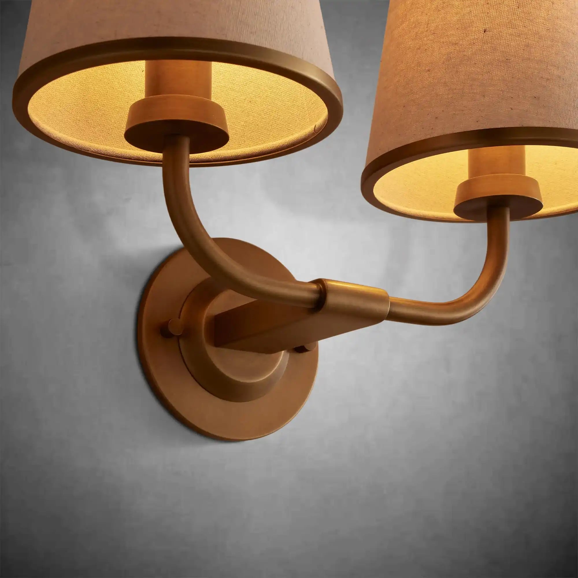 Luster Gaze Timeless Radiance Double Sconce - Background Shot