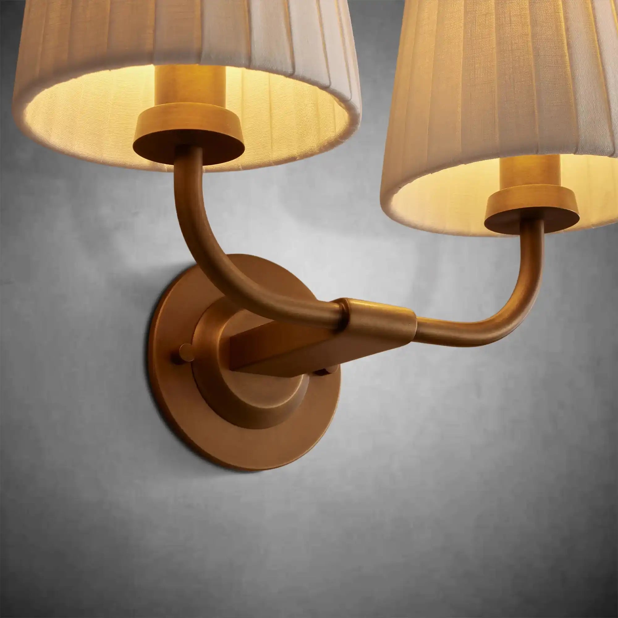 Luster Gaze Timeless Radiance Double Sconce - Background Shot
